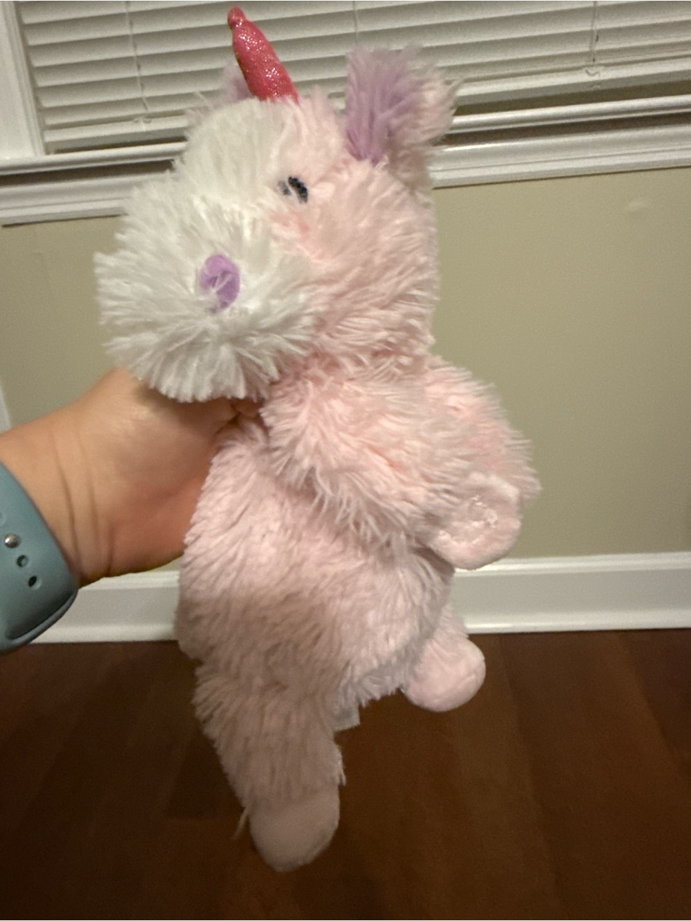 Warmies Junior Pink Unicorn 9" Microwave Plush Weighted Stuffed Animal